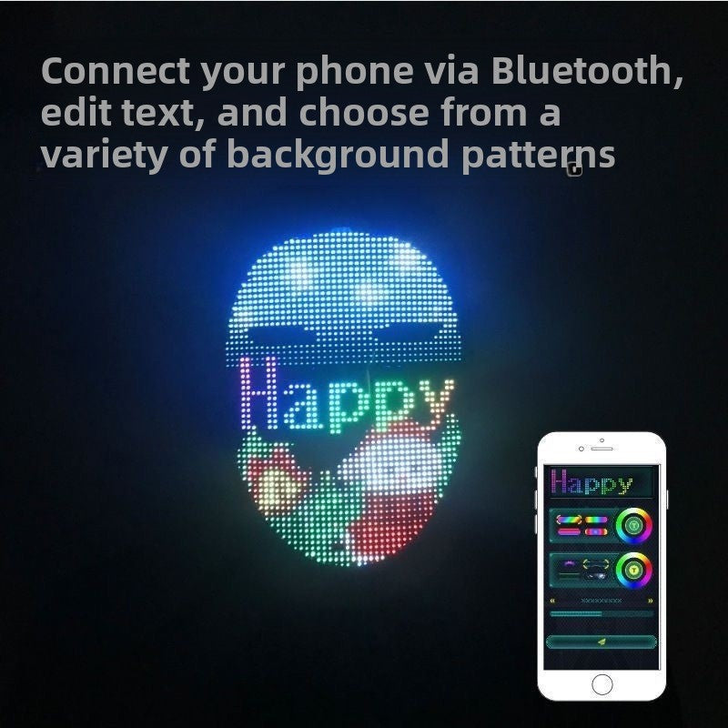 Bluetooth Gesture Control LED Party Mask