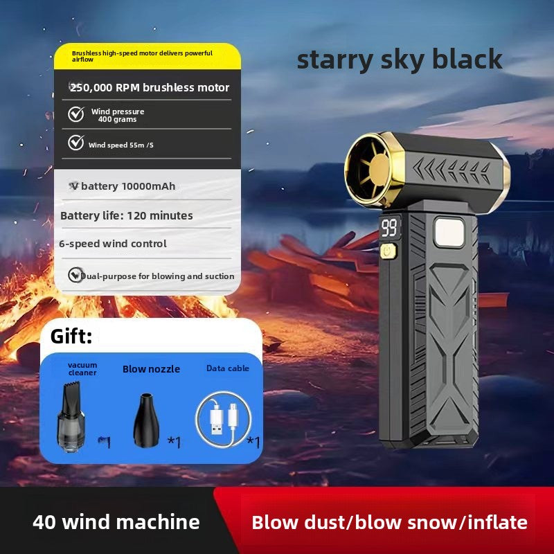 M18 Turbo Electric Hand Fan with Vacuum Function