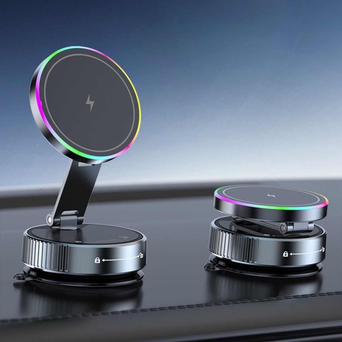 Wireless Charging Foldableable Rotating Navigation Car Mobile Phone Holder