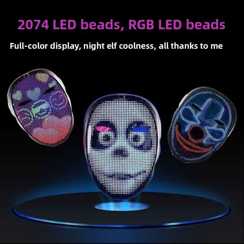 Bluetooth Gesture Control LED Party Mask