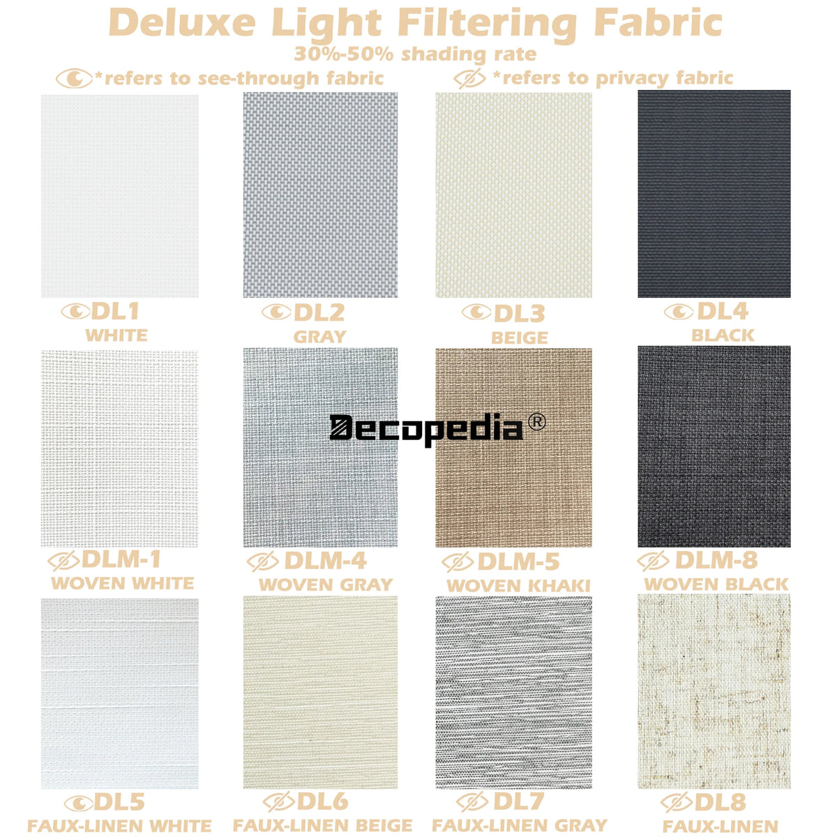 Decopedia Roller Blinds for Windows Motorized Cordless Smart Window Blinds Blackout Roller Day and Night Curtain for Living Room