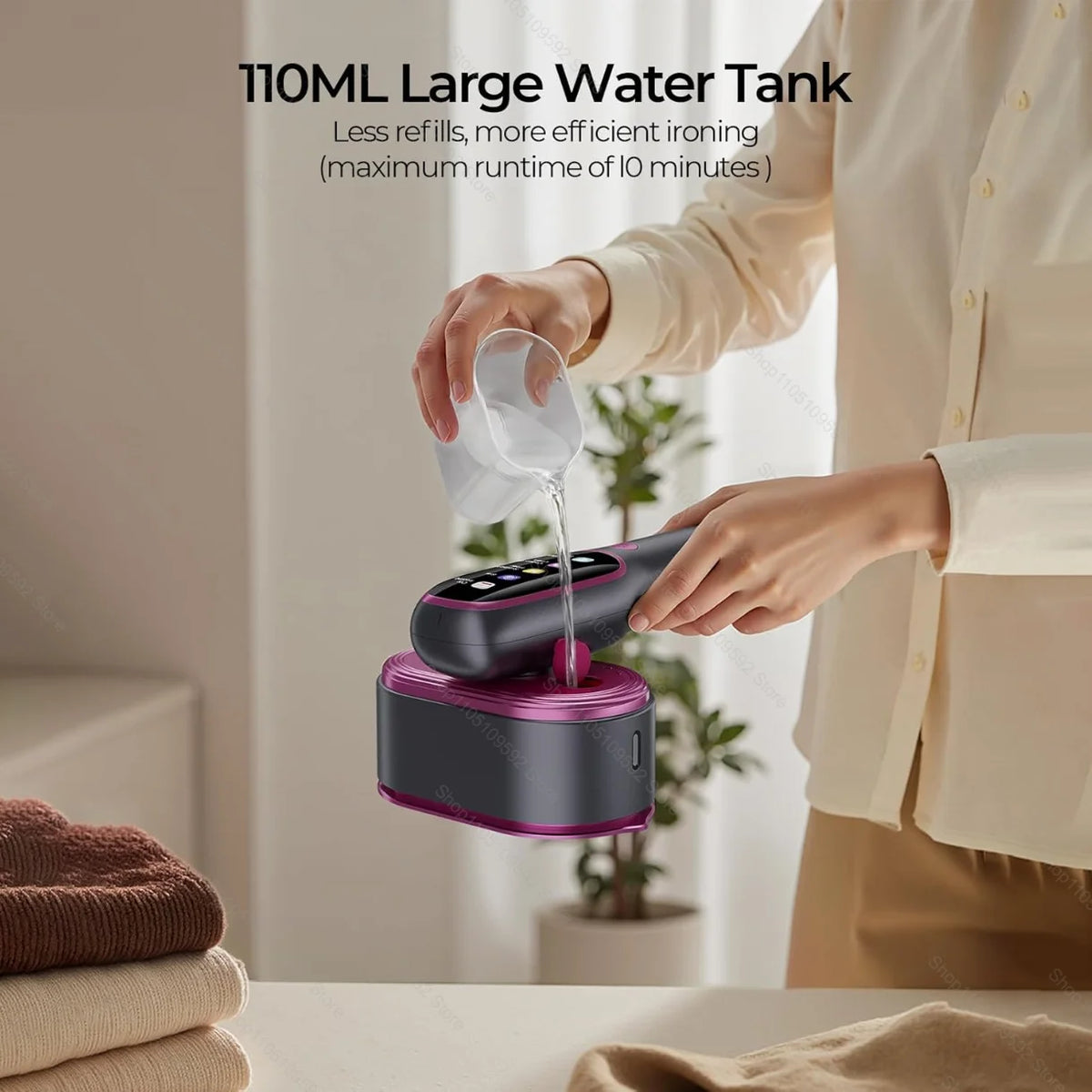 Portable Steamer Iron Steam Hanging Iron Professional Handheld 1200W Household Heating Portable Garment Steamer Clothing Surface