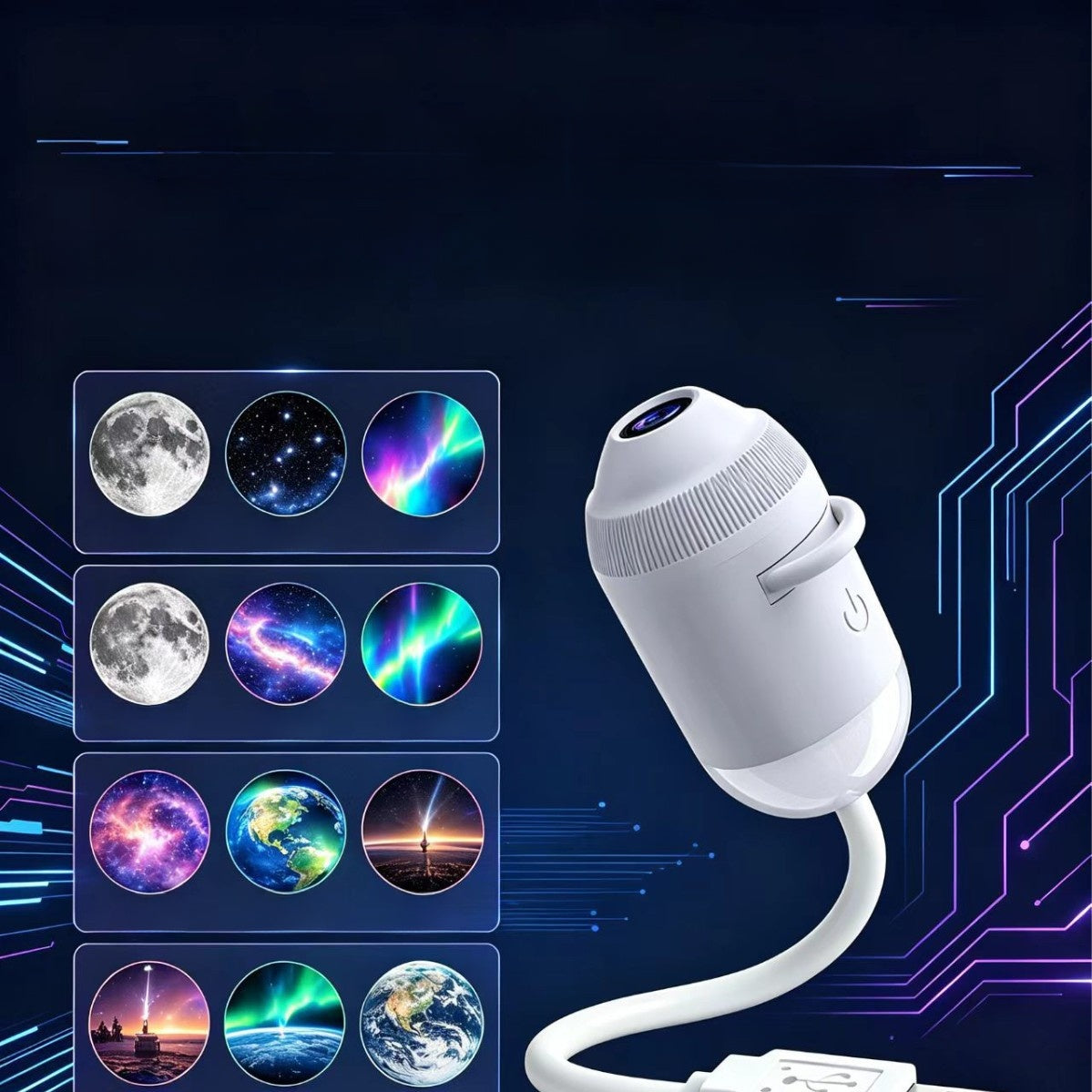 Creative Star Projection Planet Night Light